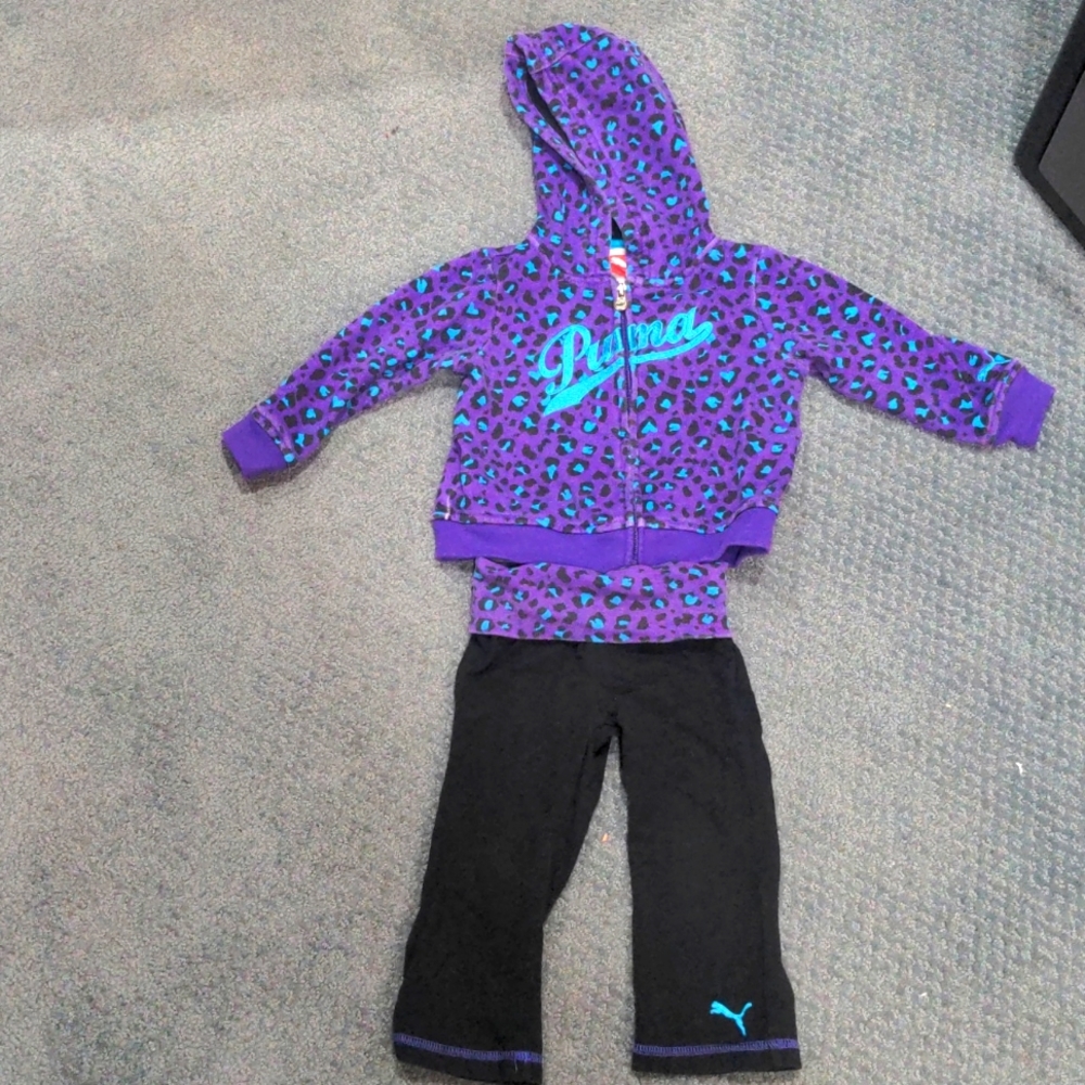 Puma 18 month sweat suit set
